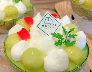 メロンブラマンジェ始まります|新安城のお菓子の店(ケーキ屋)|モントル|お誕生日ケーキ・季節のタルト・焼き菓子ギフトなど。カフェ併設